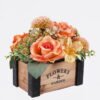 Artificial Flower Rose arrangement in wooden box GS-03325080_9 Artificial Flower 29*23*27cm Rose arrangement in wooden box GS-03325080 2026Mar YeahFlower is one of Chinese leading OEM manufacturers and exporters , supplying the silk flowers, wholesale artificial trees