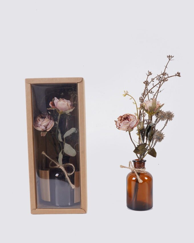 Artificial Flower 11*11*27cm Rose in PaPer wrap pot GS-57925023CT 2026Apr YeahFlower is one of Chinese leading OEM manufacturers and exporters , supplying the silk flowers, wholesale artificial trees