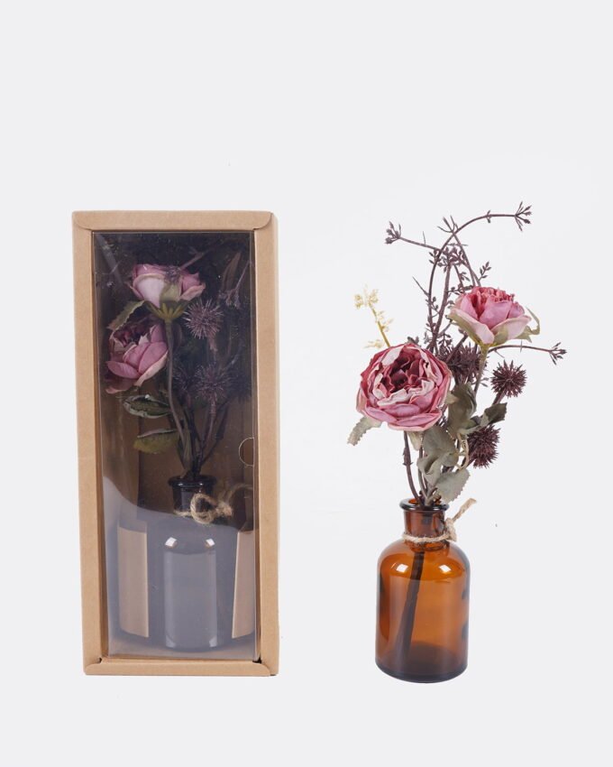 Artificial Flower 11*11*27cm Rose in PaPer wrap pot GS-57925023CT 2026Apr YeahFlower is one of Chinese leading OEM manufacturers and exporters , supplying the silk flowers, wholesale artificial trees