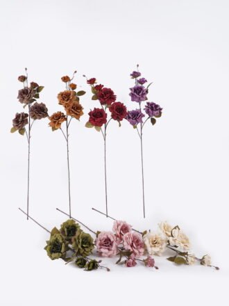 Artificial Flower 23*10*87cm Rose single stem GS-71625022-P1 2026May 3,000+ sqm showroom with thousands of artificial flowers, plants & trees ready for global sourcing.