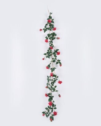 Artificial Flower 20*6*170cm Rose vine garland GS-67625001-R1 2026Apr YeahFlower is one of Chinese leading OEM manufacturers and exporters , supplying the silk flowers, wholesale artificial trees