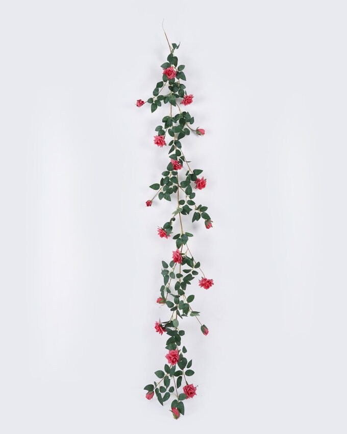 Artificial Flower 20*6*170cm Rose vine garland GS-67625001-R1 2026Apr YeahFlower is one of Chinese leading OEM manufacturers and exporters , supplying the silk flowers, wholesale artificial trees