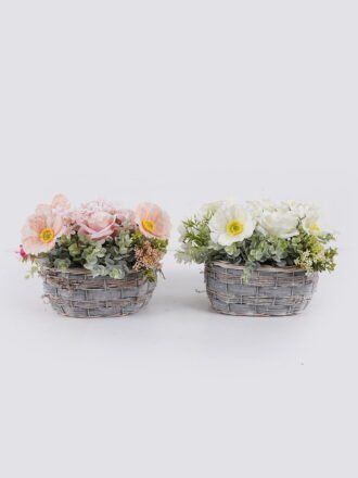 Artificial Flower 30*25*22cm Peony in Basket GS-06925035 2026Mar 3,000+ sqm showroom with thousands of artificial flowers, plants & trees ready for global sourcing.