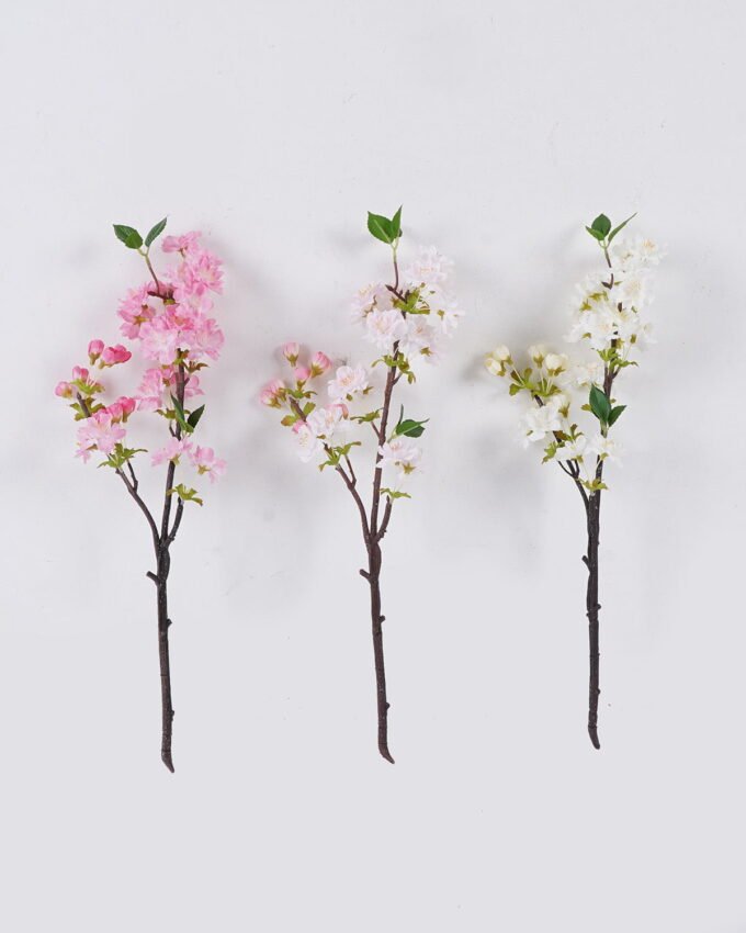 Artificial Flower 15*7*48cm Sakura single stem GS-82125010 2026May 3,000+ sqm showroom with thousands of artificial flowers, plants & trees ready for global sourcing.