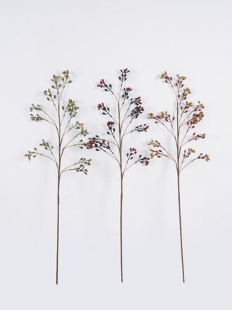 Artificial Flower 12*12*98cm Silverberry single stem GS-51625051-R1 2026Apr 3,000+ sqm showroom with thousands of artificial flowers, plants & trees ready for global sourcing.