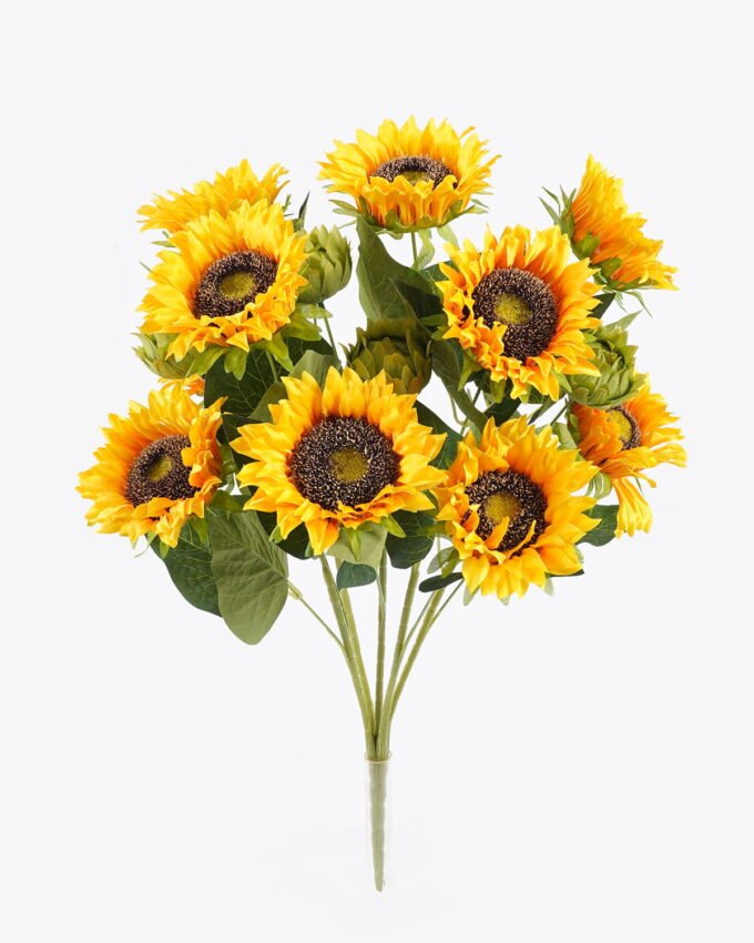 Artificial Flower 28*20*55cm Sunflower *15 single stem GS-82925004 2026Feb YeahFlower is one of Chinese leading OEM manufacturers and exporters , supplying the silk flowers, wholesale artificial trees