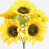 Artificial Flower 25*17*48cm Sunflower *5 single stem GS-82925006 2026Feb YeahFlower is one of Chinese leading OEM manufacturers and exporters , supplying the silk flowers, wholesale artificial trees