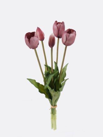 Artificial Flower 16*39CM Tulip*5 GS-54025037-R1 2026Apr 3,000+ sqm showroom with thousands of artificial flowers, plants & trees ready for global sourcing.