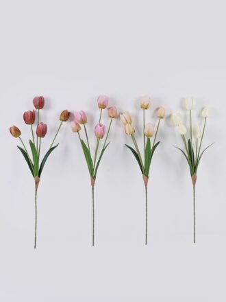 Artificial Flower 16*6*74cm Tulip *5 bush GS-77525028-P1 2026May 3,000+ sqm showroom with thousands of artificial flowers, plants & trees ready for global sourcing.