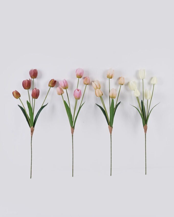 Artificial Flower 16*6*74cm Tulip *5 bush GS-77525028 2026May 3,000+ sqm showroom with thousands of artificial flowers, plants & trees ready for global sourcing.