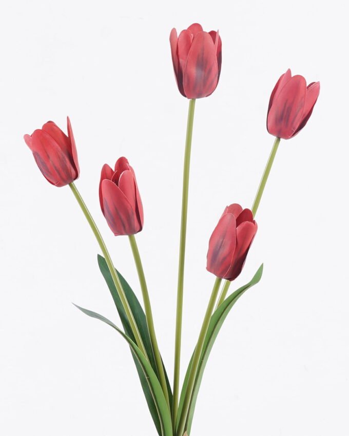 Artificial Flower 16*6*73cm  Tulip *5 bush/real touch GS-77525029-R1 2026May 3,000+ sqm showroom with thousands of artificial flowers, plants & trees ready for global sourcing.