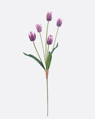 Artificial Flower 16*6*73cm  Tulip *5 bush/real touch GS-77525029-Z1 2026May 3,000+ sqm showroom with thousands of artificial flowers, plants & trees ready for global sourcing.