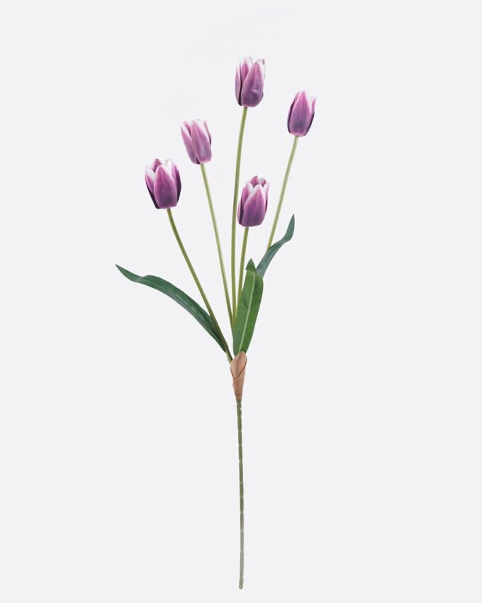 Artificial Flower 16*6*73cm  Tulip *5 bush/real touch GS-77525029-Z1 2026May 3,000+ sqm showroom with thousands of artificial flowers, plants & trees ready for global sourcing.