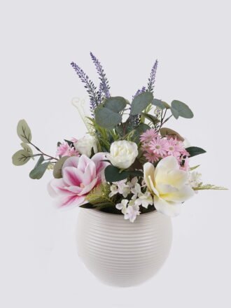 Artificial Flower 38*35*44cm Dahlia tulip in PP pot GS-06925036 2026Mar 3,000+ sqm showroom with thousands of artificial flowers, plants & trees ready for global sourcing.