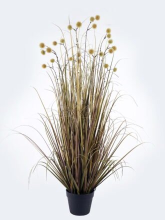 Artificial Grass 40*40*120cm miscanthus sinensis potted grass in pp pot GS-29425056 2026Apr 3,000+ sqm showroom with thousands of artificial flowers, plants & trees ready for global sourcing.