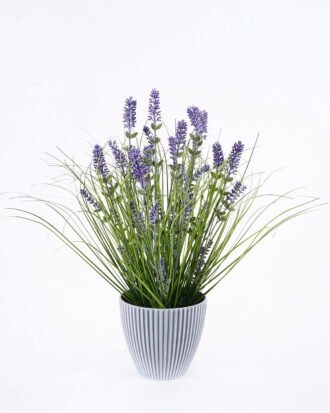 Artificial Grass 30*30*46cm Lavender potted grass in Ceramic pot GS-29425053 2026Apr YeahFlower is one of Chinese leading OEM manufacturers and exporters , supplying the silk flowers, wholesale artificial trees