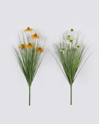 Artificial Grass 40*40*75cm  Sunflower *5 bush GS-61925057 2026Apr YeahFlower is one of Chinese leading OEM manufacturers and exporters , supplying the silk flowers, wholesale artificial trees