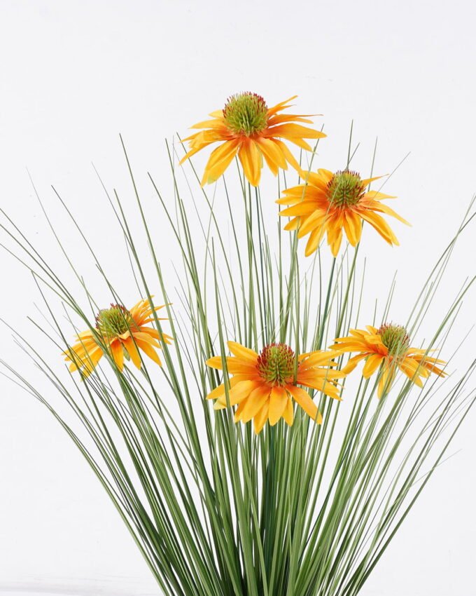 Artificial Grass 40*40*75cm  Sunflower *5 bush GS-61925057 2026Apr YeahFlower is one of Chinese leading OEM manufacturers and exporters , supplying the silk flowers, wholesale artificial trees