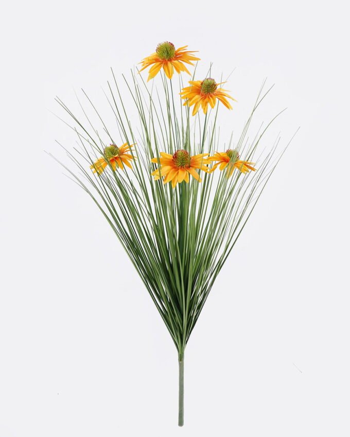Artificial Grass 40*40*75cm  Sunflower *5 bush GS-61925057 2026Apr YeahFlower is one of Chinese leading OEM manufacturers and exporters , supplying the silk flowers, wholesale artificial trees