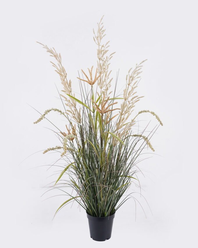 Artificial Grass 40*40*90cm Wheat*3 in pp pot GS-76125001 2026May 3,000+ sqm showroom with thousands of artificial flowers, plants & trees ready for global sourcing.