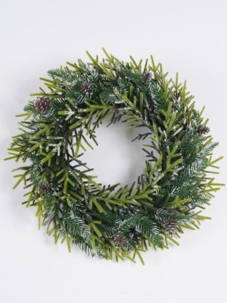 Artificial Plant 45*7*45cm Pine needle  Wreath GS-17725110 2026Mar 3,000+ sqm showroom with thousands of artificial flowers, plants & trees ready for global sourcing.