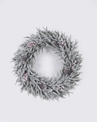 Artificial Plant 65*10*65cm Christmas Ring wreath GS-81825021 2026May 3,000+ sqm showroom with thousands of artificial flowers, plants & trees ready for global sourcing.