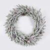 Artificial Plant 75*10*75cm Christmas Ring wreath GS-81825024 2026May 3,000+ sqm showroom with thousands of artificial flowers, plants & trees ready for global sourcing.