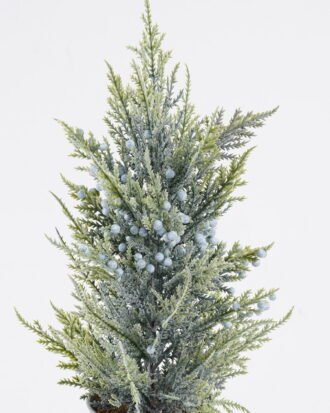 Artificial Plant 15*10*40cm Cypress  Artificial tree in Metal pot GS-54025042 2026Apr YeahFlower is one of Chinese leading OEM manufacturers and exporters , supplying the silk flowers, wholesale artificial trees