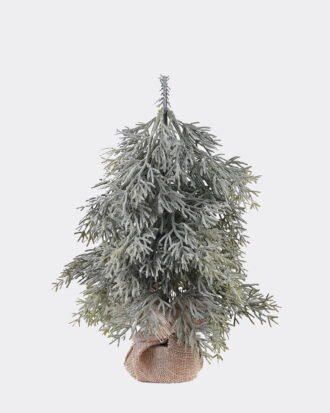 Artificial Plant 15*10*23cm Cypress  Artificial tree in burlap wrap GS-54025040 2026Apr YeahFlower is one of Chinese leading OEM manufacturers and exporters , supplying the silk flowers, wholesale artificial trees