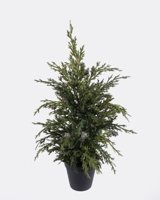 Artificial Plant 20*20*46cm Cypress Leaf in PP pot GS-82825041 2026Feb YeahFlower is one of Chinese leading OEM manufacturers and exporters , supplying the silk flowers, wholesale artificial trees