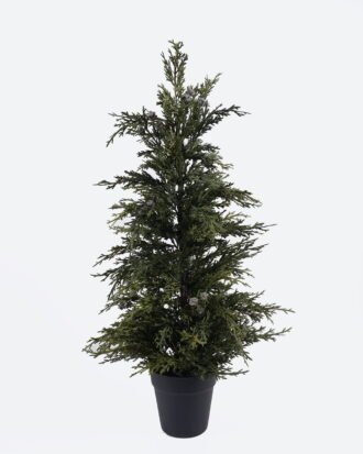 Artificial Plant 40*35*78cm Cypress Leaf in PP pot GS-82825047 2026Feb YeahFlower is one of Chinese leading OEM manufacturers and exporters , supplying the silk flowers, wholesale artificial trees