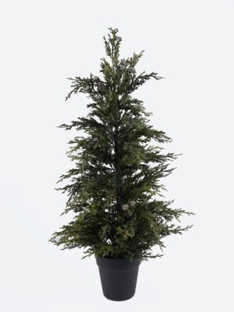 Artificial Plant 23*23*41cm Cypress Leaf in PP pot GS-82825046 2026Feb 3,000+ sqm showroom with thousands of artificial flowers, plants & trees ready for global sourcing.