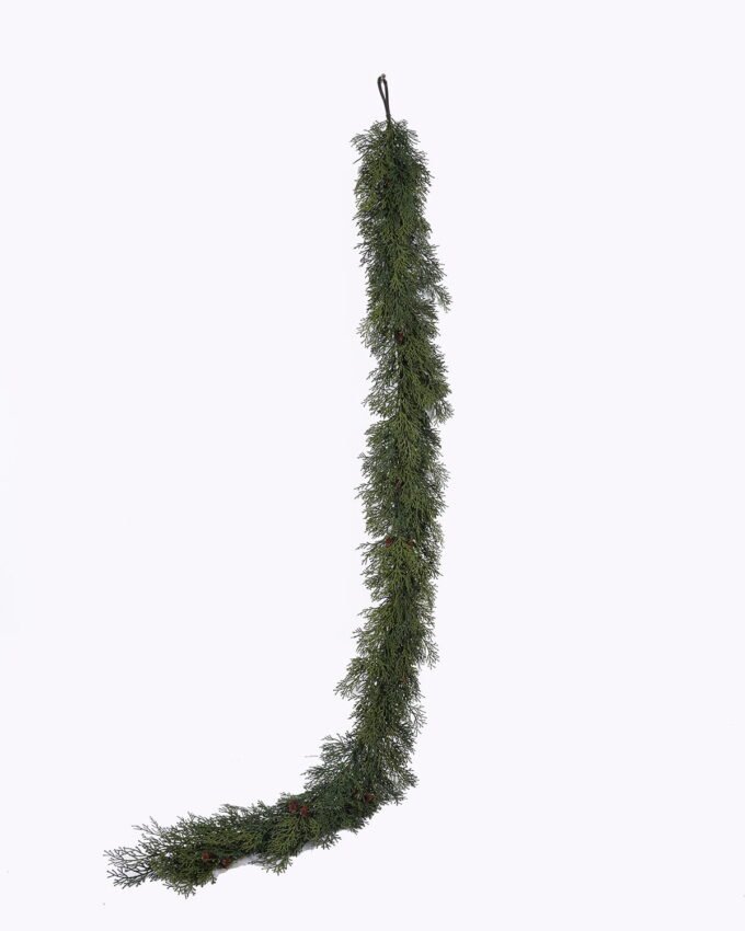 Artificial Plant 35*13*35cm Cypress blueberry wreath GS-82825069 2026Feb YeahFlower is one of Chinese leading OEM manufacturers and exporters , supplying the silk flowers, wholesale artificial trees