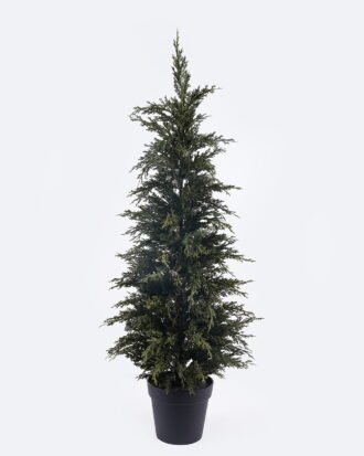 Artificial Plant 38*38*110cm Cypress  in PP pot GS-82825060KD 2026Feb YeahFlower is one of Chinese leading OEM manufacturers and exporters , supplying the silk flowers, wholesale artificial trees