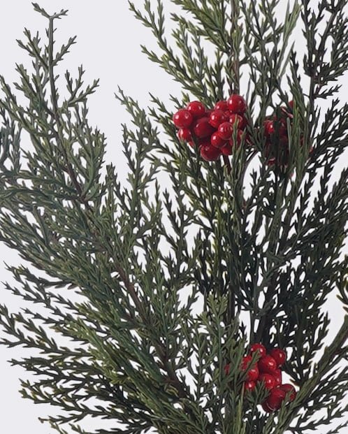 Artificial Plant Cypress single stem GS-82825073KIK_5 Artificial Plant 20*9*40cm Cypress single stem GS-82825073KIK 2026Feb YeahFlower is one of Chinese leading OEM manufacturers and exporters , supplying the silk flowers, wholesale artificial trees