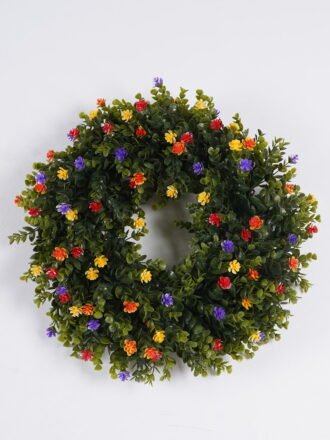 Artificial Plant 50*9*50cm Eucalyptus Wreath GS-17725098 2026Mar 3,000+ sqm showroom with thousands of artificial flowers, plants & trees ready for global sourcing.
