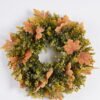 Artificial Plant 50*10*50cm Eucalyptus Maple Leaf Wreath GS-17725107 2026Mar YeahFlower is one of Chinese leading OEM manufacturers and exporters , supplying the silk flowers, wholesale artificial trees