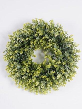 Artificial Plant 50*9*50cm Eucalyptus Babysbreath Wreath GS-17725095 2026Mar 3,000+ sqm showroom with thousands of artificial flowers, plants & trees ready for global sourcing.