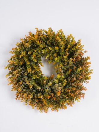 Artificial Plant 50*9*50cm Eucalyptus Wreath GS-17725096 2026Mar 3,000+ sqm showroom with thousands of artificial flowers, plants & trees ready for global sourcing.