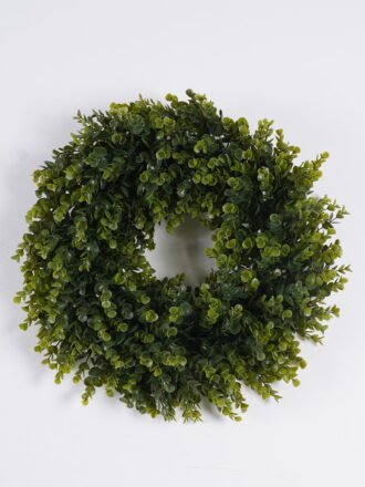 Artificial Plant 50*9*50cm Eucalyptus Wreath GS-17725097 2026Mar 3,000+ sqm showroom with thousands of artificial flowers, plants & trees ready for global sourcing.