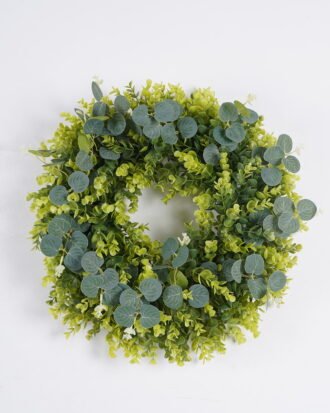 Artificial Plant 50*9*50cm Eucalyptus Wreath GS-17725101 2026Mar YeahFlower is one of Chinese leading OEM manufacturers and exporters , supplying the silk flowers, wholesale artificial trees Artificial Plant 50*9*50cm Eucalyptus Wreath GS-17725101 2026Mar YeahFlower is one of Chinese leading OEM manufacturers and exporters , supplying the silk flowers, wholesale artificial trees