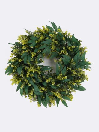 Artificial Plant 50*9*50cm Eucalyptus Wreath GS-17725101 2026Mar 3,000+ sqm showroom with thousands of artificial flowers, plants & trees ready for global sourcing.