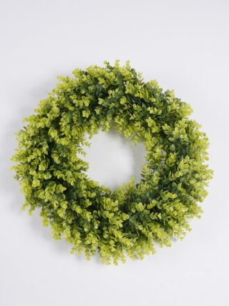 Artificial Plant 50*9*50cm Eucalyptus Wreath GS-17725102 2026Mar 3,000+ sqm showroom with thousands of artificial flowers, plants & trees ready for global sourcing.