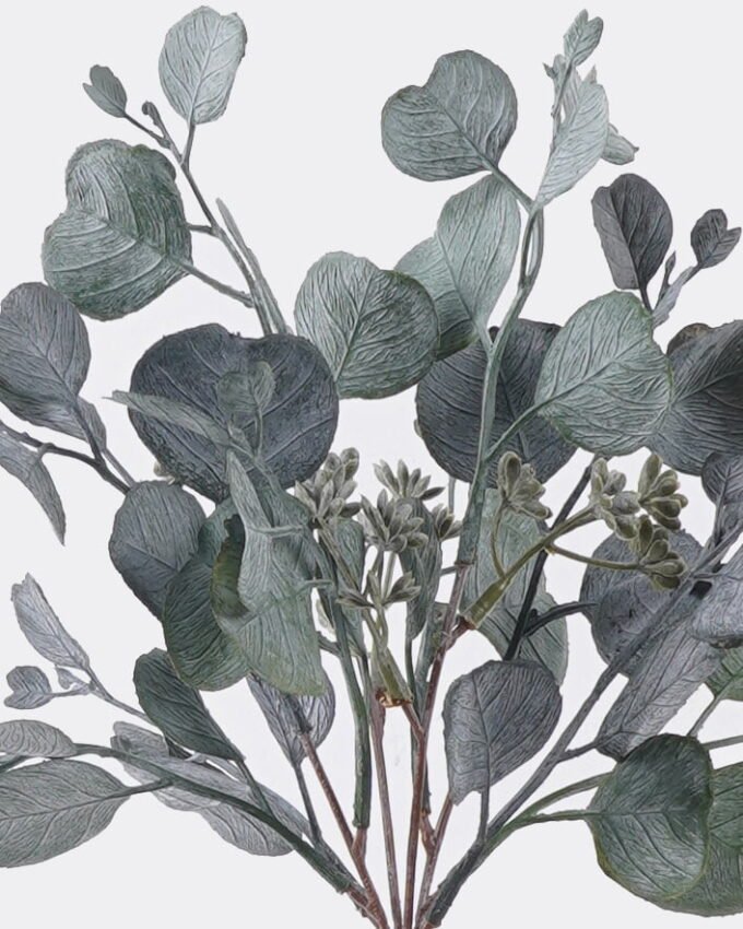Artificial Plant 19*10*30cm Eucalyptus bush GS-82825085KIK 2026Feb YeahFlower is one of Chinese leading OEM manufacturers and exporters , supplying the silk flowers, wholesale artificial trees