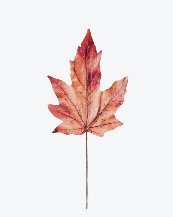 Artificial Plant 23*2*56cm Maple leaf single stem GS-15425099CT 2026Mar YeahFlower is one of Chinese leading OEM manufacturers and exporters , supplying the silk flowers, wholesale artificial trees