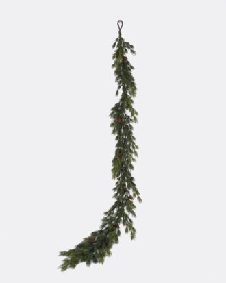 Artificial Plant 25*9*183cm Pine *5 garland GS-82825029 2026Feb YeahFlower is one of Chinese leading OEM manufacturers and exporters , supplying the silk flowers, wholesale artificial trees