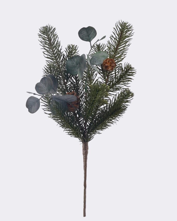 Artificial Plant 14*8*33cm Pine Eucalyptus bush GS-82825086KIK 2026Feb YeahFlower is one of Chinese leading OEM manufacturers and exporters , supplying the silk flowers, wholesale artificial trees