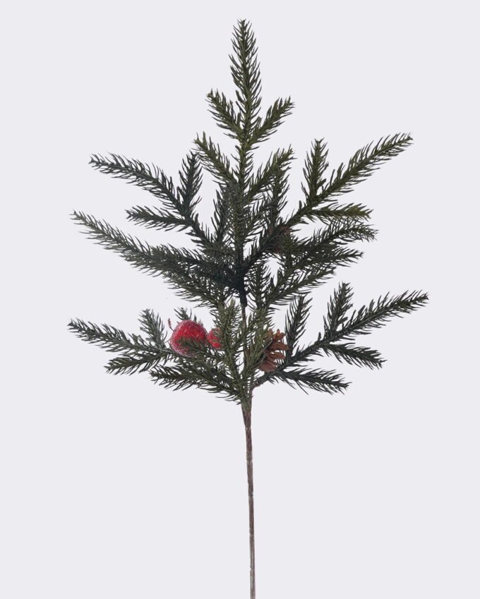 Artificial Plant Pine and red fruit single stem GS-82825071KIK_4 Artificial Plant 26*8*47cm Pine and red fruit single stem GS-82825071KIK 2026Feb YeahFlower is one of Chinese leading OEM manufacturers and exporters , supplying the silk flowers, wholesale artificial trees