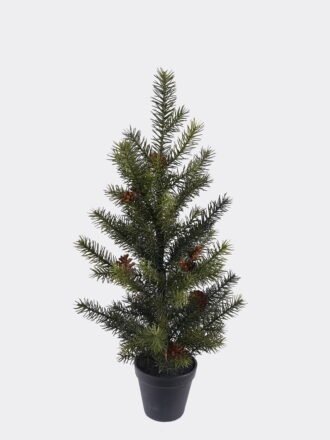 Artificial Plant 30*30*61cm Pine in PP pot GS-82825044R 2026Feb 3,000+ sqm showroom with thousands of artificial flowers, plants & trees ready for global sourcing.