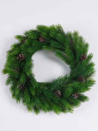 Artificial Plant 45*7*45cm Pine needle  Wreath GS-17725109 2026Mar 3,000+ sqm showroom with thousands of artificial flowers, plants & trees ready for global sourcing.